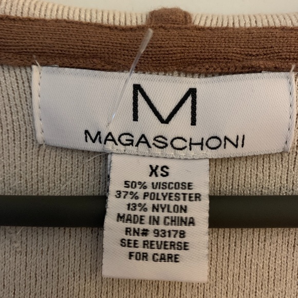 NWT MAGASCHONI Open Front Sweater/Jacket w HOOD XS - Picture 4 of 10